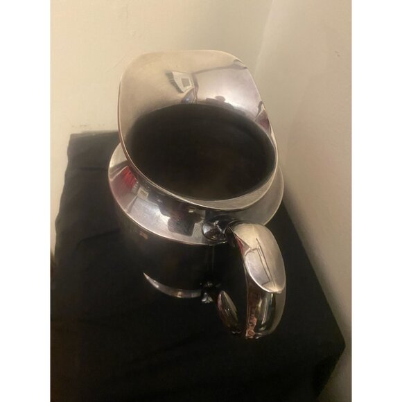 Vintage Poole Silver Co. EPNS Water Pitcher Ice Lip Baluster Ewer Victorian Revi - Picture 2 of 8